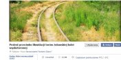 Na Facebook-u trwa protest przeciwko likwidacji torw uawskiej kolei wskotorowej