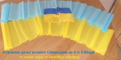 Niebiesko-��ty kolor i solidarno�� z Ukrain�