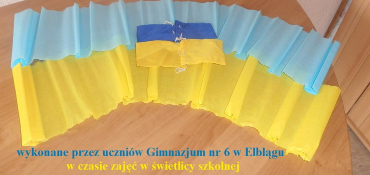 Niebiesko-ty kolor i solidarno z Ukrain