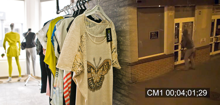 Napad na sklep odzieżowy "Miko" w Elblągu! - zobacz nagranie