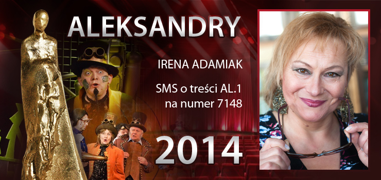 Gosowanie na Aleksandry 2014 trwa - prezentujemy aktork Iren Adamiak