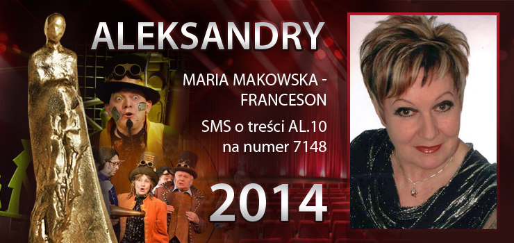 Gosowanie na Aleksandry 2014 trwa - prezentujemy aktork Mari Makowsk-Franceson
