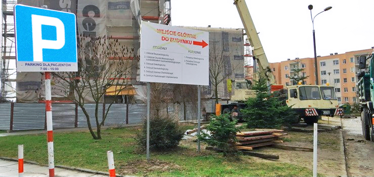 Z powodu termomodernizacji Wojewódzki Spital Zespolony uruchamia wejście zastępcze