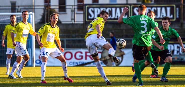 Kolejne cenne zwycięstwo Olimpii Elbląg po bramce Kołosowa - zobacz zdjęcia