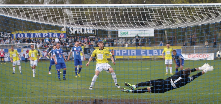 Bezbramkowy remis Olimpii z Wigrami. Festiwal niewykorzystanych rzutów karnych