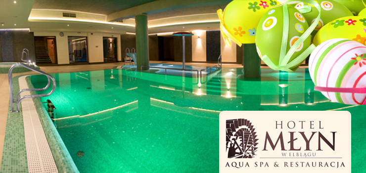 Wielkanocne Pływanie w Aqua SPA Hotel Młyn przy ul. Kościuszki 132
