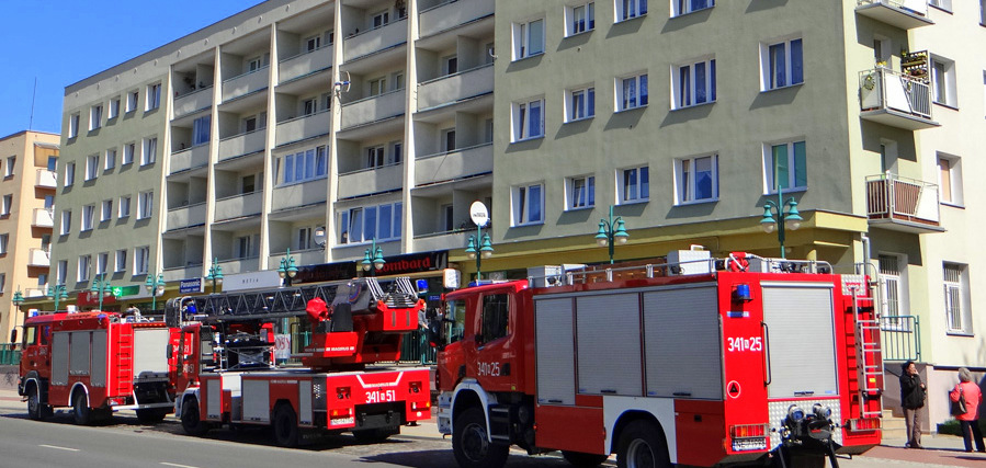 Poar na ulicy 12 Lutego