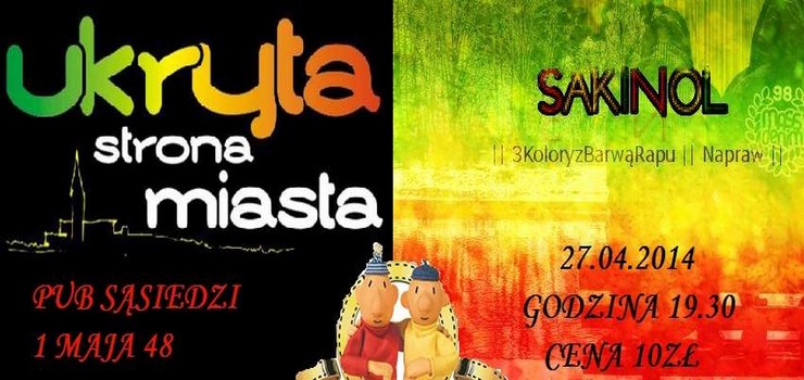 Zapraszamy Was na wieczr z muzyk Reggae