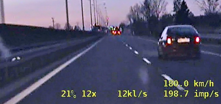 Miał 2 promile i pędził BMW 200 km/h po „siódemce” (zobacz film)