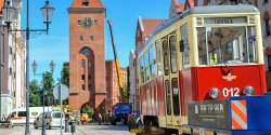Pod Bram Targow ponownie stan zabytkowy tramwaj