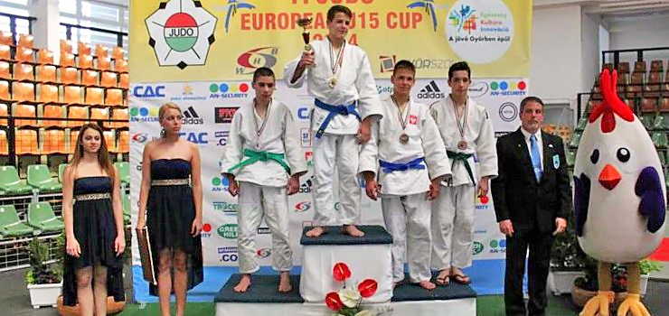 Elblążanin Sebastian Makowski z brązowym medalem w Pucharze Europy Młodzików w Judo