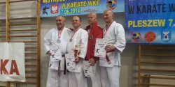 Trener karatek�w A.K.Andrex-u srebrnym medalist� II Mistrzostw Polski Karate WKF Masters!