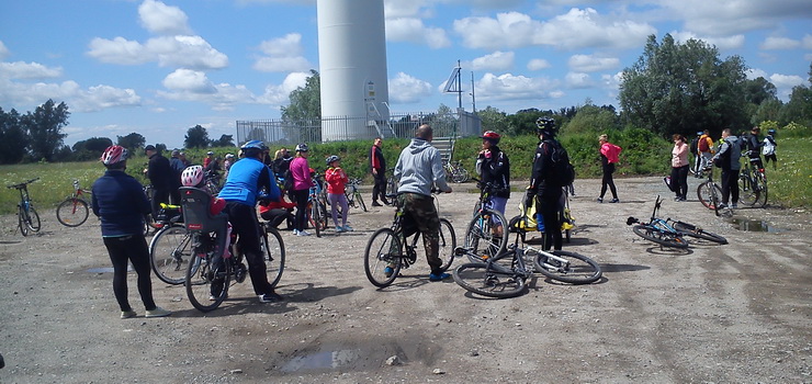 Trasa drugiej Miejskiej Wycieczki Rowerowej wioda na Kana Jagielloski