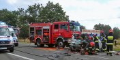 miertelny wypadek na drodze nr 7. Ciarwka zderzya si z autem osobowym