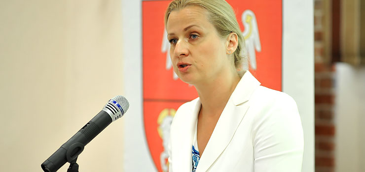 Podsekretarz stanu Dorota Pyć w Elblągu rozmawiała o przekopie Mierzei. Wilka na spotkaniu nie było, a Hajdukowski... nie miał nic do powiedzenia