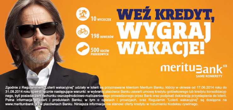 Wycieczki, rowery i koce piknikowe do wygrania przez klientów Meritum Banku