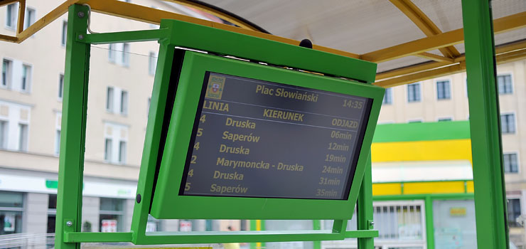 Tablica elektroniczna już wkrótce pojawi się na przystanku przy 12 Lutego