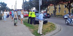 Potr�cenie dziecka na ul. Okrzei. Ch�opiec wbieg� wprost pod jad�cy samoch�d