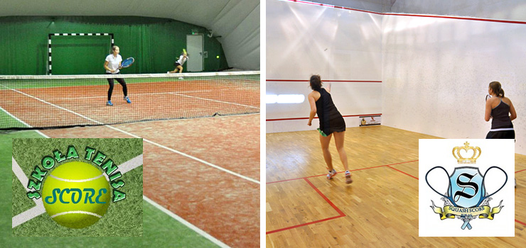 Szkoa tenisa & squasha SCORE ogasza nabr do grup - sprbuj to nic nie  kosztuje