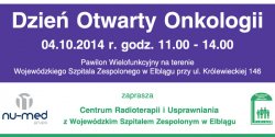 Dzie� Otwarty Onkologii dnia 4 pa�dziernika 2014 r. w Centrum Radioterapii i Usprawniania