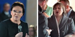  Premier Ewa Kopacz spotka�a si� w Pas��ku z lokalnym biznesmenami. Przywita�y j� s�owa " K�ama�a pani o Smole�sku"