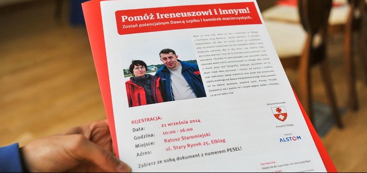 Znalazł się dawca szpiku dla naszego kolegi Irka Rupniewskiego!