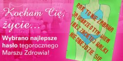  Zesp� Szk� Gospodarczych zwyci�zc� konkursu na najciekawsze has�o promuj�ce "Marsz Zdrowia"