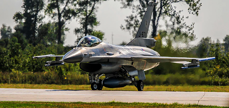 F-16 z bazy w Królewie Malborskim przechwyciły rosyjski samolot nad Bałtykiem