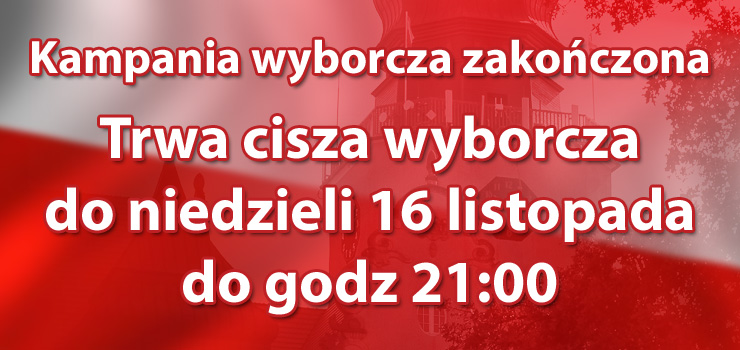 TRWA CISZA WYBORCZA