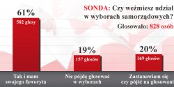Czy p�jdziesz na wybory? 61 proc. g�osuj�cych w naszej sondzie zadeklarowa�o, �e tak