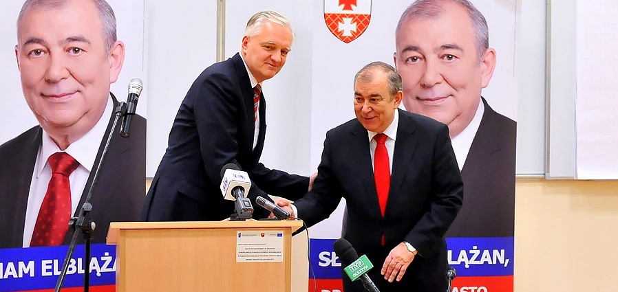 Gowin wcześniej apelował o powtórkę wyborów teraz przyjechał wesprzeć Wilka w II turze