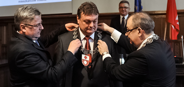 Witold Wróblewski zaprzysiężony na Prezydenta. "W wyborach wygrał Elbląg"