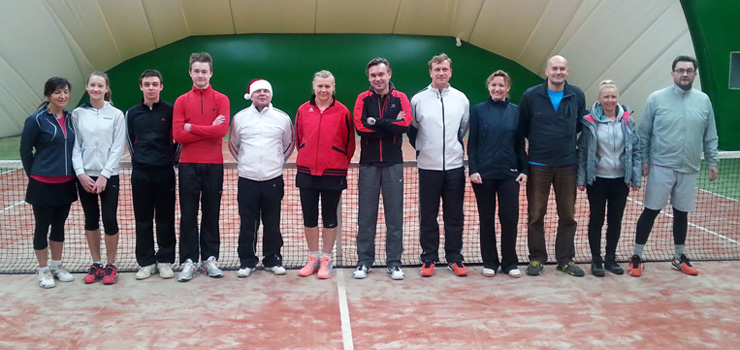 Mikołajkowy turniej deblowy w B&M Tennis Club
