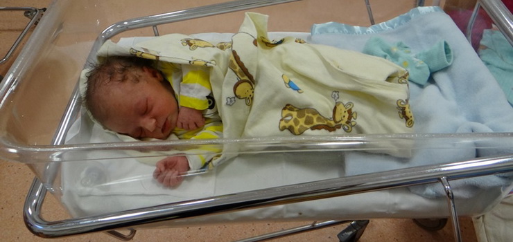 Nicolas Baranowski i Amelia Pitkowska. Zobacz pierwsze dzieci urodzone w Nowym Roku w Szpitalu Miejskim w Elblgu