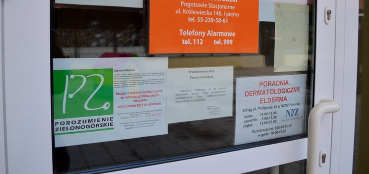 Dlaczego wiele przychodni w Elblągu 2 stycznia było zamkniętych dla pacjentów?