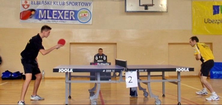 Mecz tenisa stołowego: LKS Mlexer II z MGS BAŁGA Górowo Iławeckie