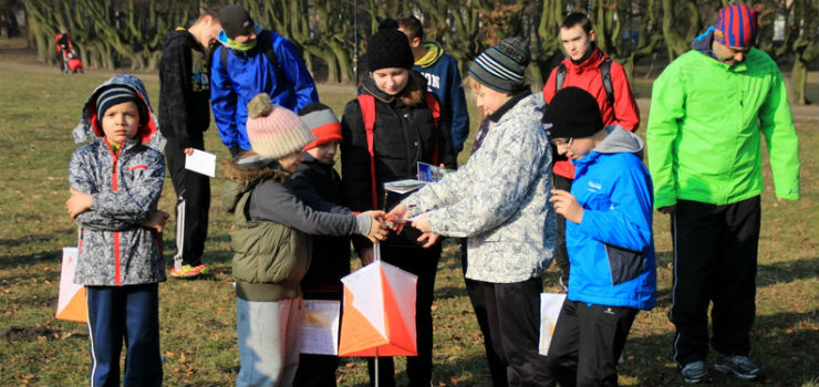 Biegacze przemierzali tras w Parku Kajki