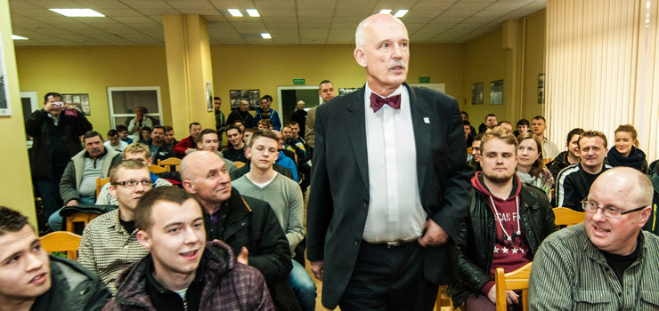 Dziś w Elblagu Janusz Korwin-Mikke. Kolejny z długiej listy kandydatów na Prezydenta RP