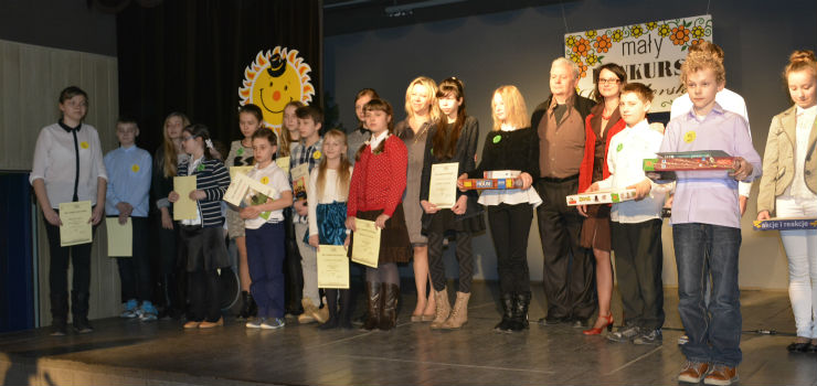 Nagrodzeni w Małym Konkursie Recytatorskim