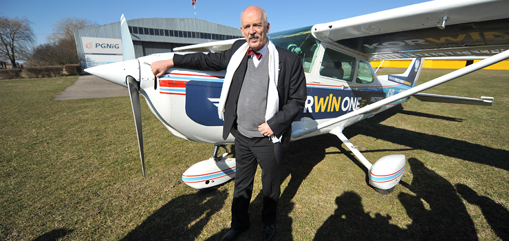 "Bezrobocie zniknie w ciągu kilku dni". Zobacz, jak Janusz Korwin-Mikke przekonywał elblążan do swojej kandydatury