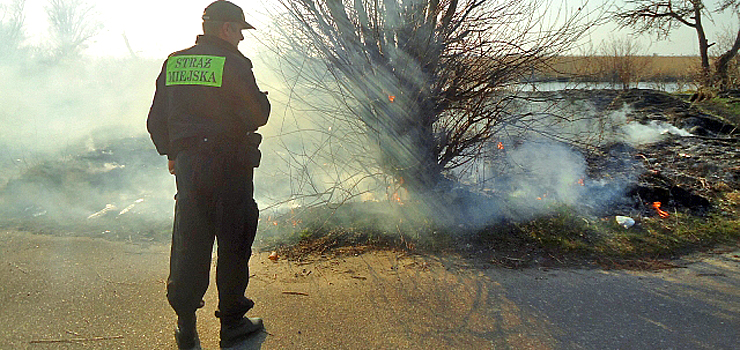 Podpalili trawy i śmieci przy „ciepłej wodzie”