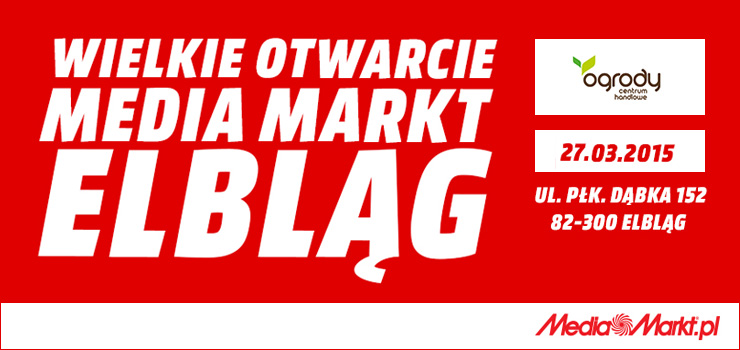 Wielkie otwarcie Media Markt w Elblągu