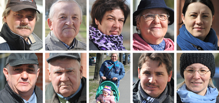 Żółte kartony na drzewach reklamą CH Ogrody. Co mieszkańcy myślą o tym pomyśle?