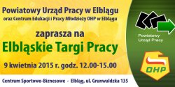 Dzi� w Elbl�gu XVII Elbl�skie Targi Pracy. Zapraszamy do hali CSB