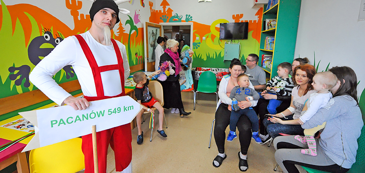 Kozioek Matoek odwiedzi dzieci w Szpitalu Wojewdzkim