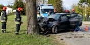Fromborska: octavią uderzyli w drzewo. Jedna osoba w szpitalu