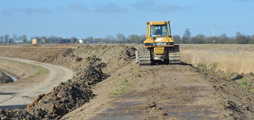 Poprawia się stan zabezpieczeń przeciwpowodziowych wokół Elbląga. Inwestycje pochłaniają miliony złotych