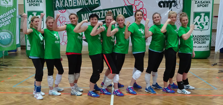 Srebro dla siatkarek PWSZ na Akademickich Mistrzostwach Polski
