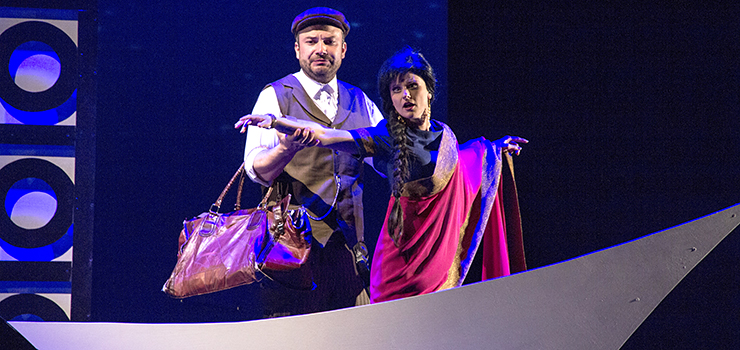 Zobacz, jak elbląski teatr zilustrował podróż "W 80 dni dookoła świata"