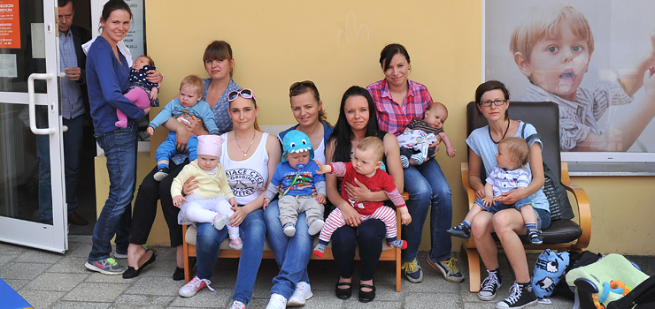 Ogólnopolski flashmob pt. "Karmiące cyce na ulice" również odbył się w Elblągu